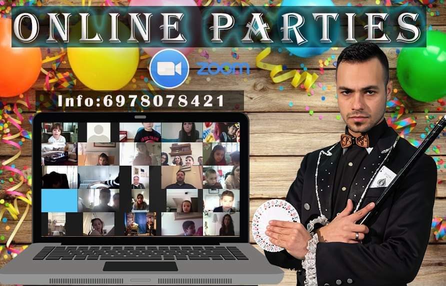 Zoom Online Shows | Online entertainment | Magic Show Zoom